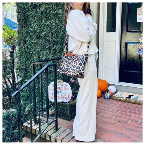 Bone 100% cotton chic 2 Piece Top and Wide leg pants set - Picture 10 of 10